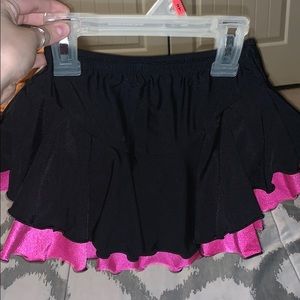 Kids figure skating skirt